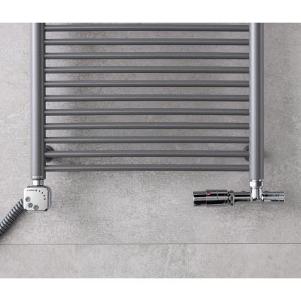 P.M.H. UNIKO-LC-EK - Válvula com cabeça termostática UNIKO, lado esquerdo, cromada brilhante