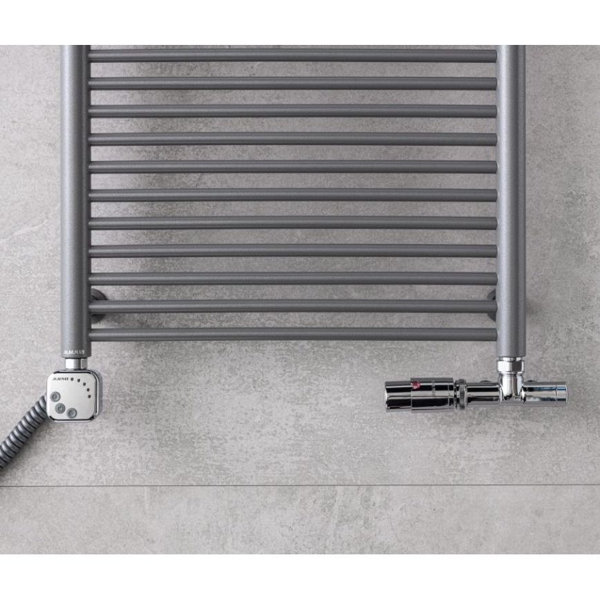 P.M.H. UNIKO-LC-EK - Válvula com cabeça termostática UNIKO, lado esquerdo, cromada brilhante