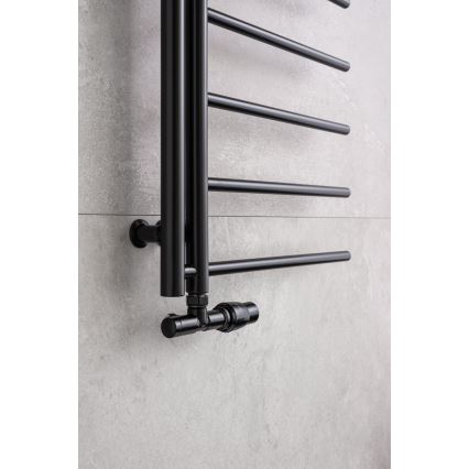 P.M.H. UNIKO-RB-EK - Válvula com cabeça termostática UNIKO direita/preta