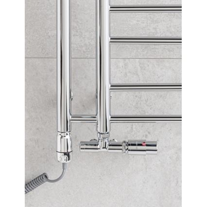 P.M.H. UNIKO-RC-EK - Válvula com cabeça termostática UNIKO direita/cromado brilhante