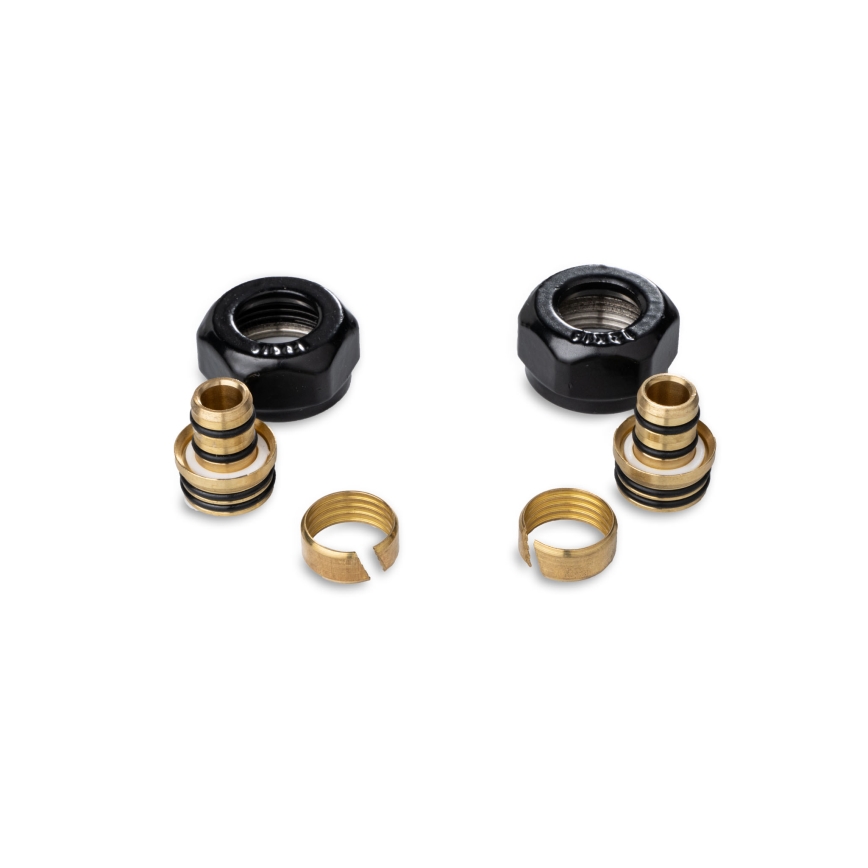 P.M.H. ZZM1624 - Racor de compressão para válvula UNIKO/TERM/DUO preto/alupex 16 mm