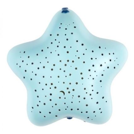 PABOBO - Projetor com melodia STAR 3xAA azul