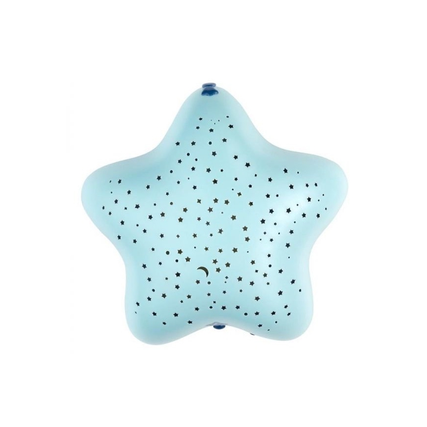 PABOBO - Projetor com melodia STAR 3xAA azul