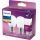 Pack 2x Lâmpadas LED Philips P45 E27/2,2W/230V 2700K