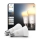 Pack 2x Lâmpadas LED Reguláveis Philips Hue WHITE AMBIANCE E27/6W/230V 1000-20000K