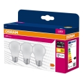 Pack 3x Lâmpadas LED A60 E27/8W/230V 3000K - Osram