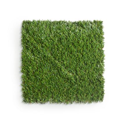 Pack com 11 unidades de relva artificial 30x30 cm, 20 mm, verde