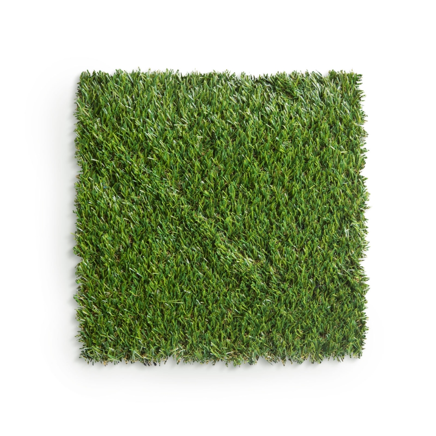Pack com 11 unidades de relva artificial 30x30 cm, 20 mm, verde