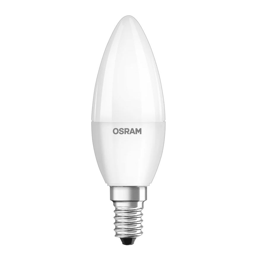Pack de 2 Lâmpadas LED B38 E14/4,9W/230V 2700K - Osram