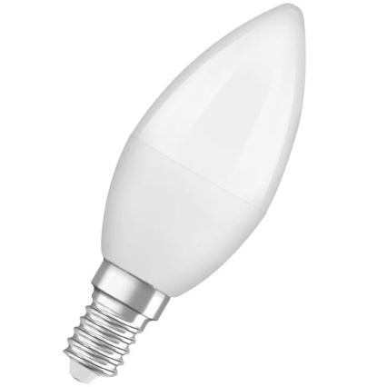 Pack de 2 Lâmpadas LED B38 E14/4,9W/230V 2700K - Osram