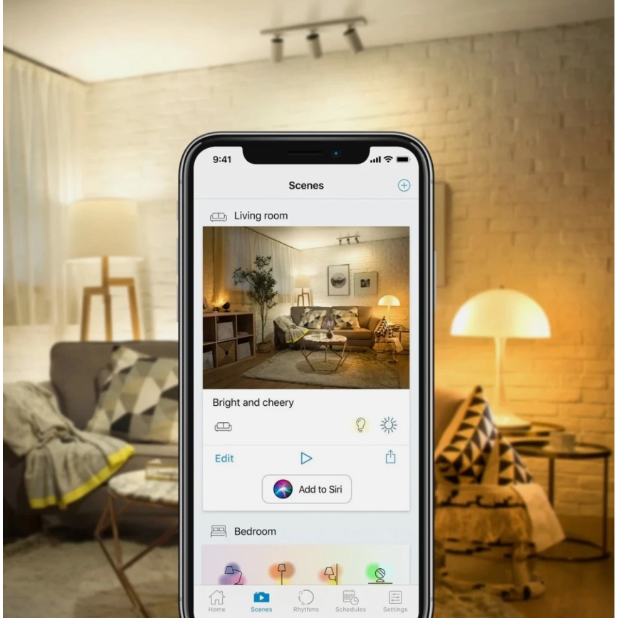 Pack de 2 lâmpadas LED reguláveis A60 E27/9W/230V 2700K Wi-Fi + controlo remoto - WiZ