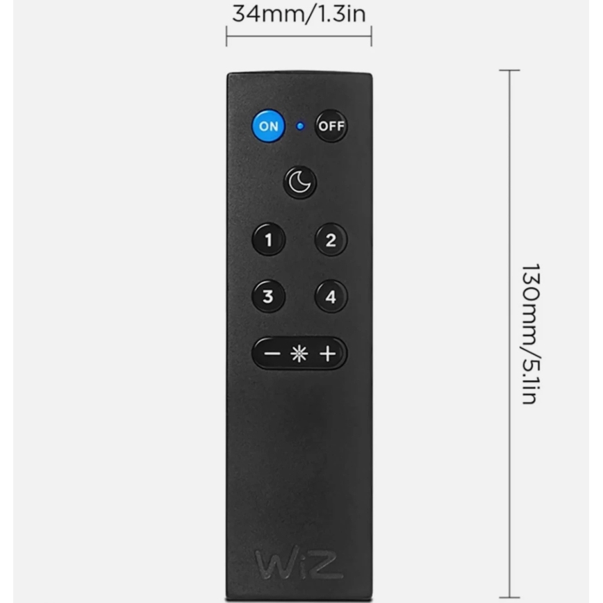 Pack de 2 lâmpadas LED reguláveis A60 E27/9W/230V 2700K Wi-Fi + controlo remoto - WiZ