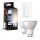 Pack de 2 lâmpadas LED dimerizáveis Philips Hue WHITE AMBIANCE GU10/4,2W/230V 2200-6500K + interruptor dimmer