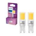 Pack de 2 Lâmpadas LED Philips G9 – 3,2 W / 230 V / 4000 K