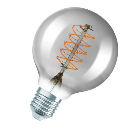 Pack de 2 lâmpadas LED reguláveis filamento vintage E27/7,8W/230V 1800K - Osram