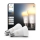 Pack de 2 lâmpadas LED reguláveis Philips Hue WHITE AMBIANCE E27/8,1W/230V 1000-20000K