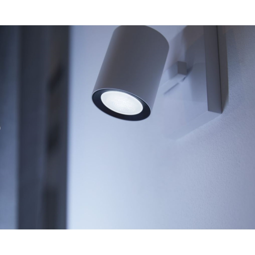 Pack de 2 lâmpadas LED reguláveis Philips Hue White Ambiance GU10/4,2W/230V 2200-6500K + Hue Bridge