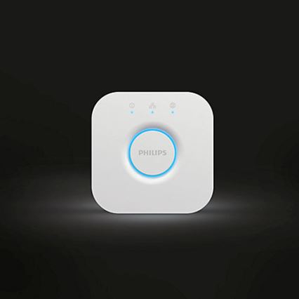 Pack de 2 lâmpadas LED reguláveis Philips Hue White Ambiance GU10/4,2W/230V 2200-6500K + Hue Bridge