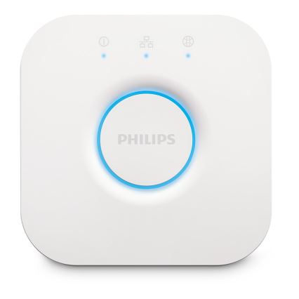 Pack de 2 lâmpadas LED reguláveis Philips Hue White Ambiance GU10/4,2W/230V 2200-6500K + Hue Bridge