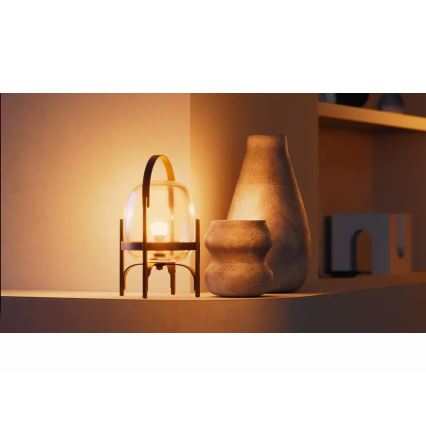 Pack de 2 lâmpadas LED reguláveis Philips Hue WHITE E27/9,5W/230V 2700K