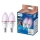Pack de 2 lâmpadas LED RGB dimerizáveis Philips SMART C37 E14/4,9W/230V 2200-6500K IRC 90