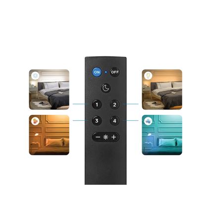 CONJUNTO 2x Lâmpadas LED RGBW dimerizáveis A60 E27/9W/230V 2200-6500K Wi-Fi + comando remoto - WiZ