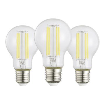 Pack de 3 lâmpadas LED A60 E27, 3,8 W, 230 V, 2700 K - Eglo 110437