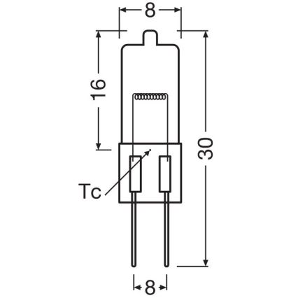 Pack de 3 lâmpadas para forno HALOSTAR G4/10W/12V 2700K - Osram
