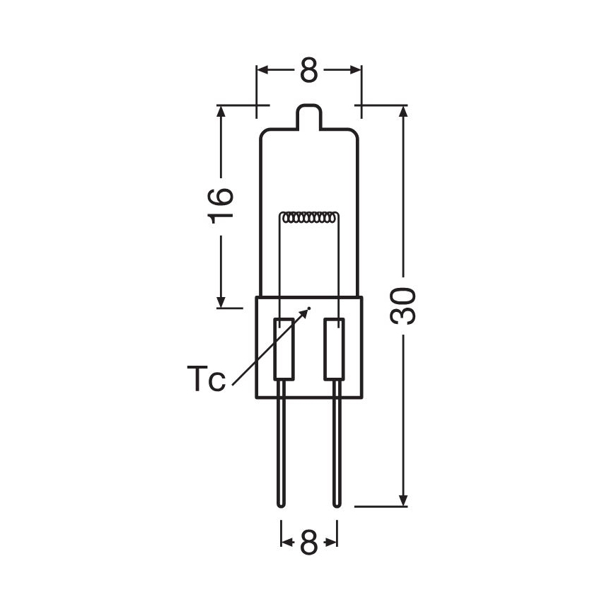 Pack de 3 lâmpadas para forno HALOSTAR G4/10W/12V 2700K - Osram
