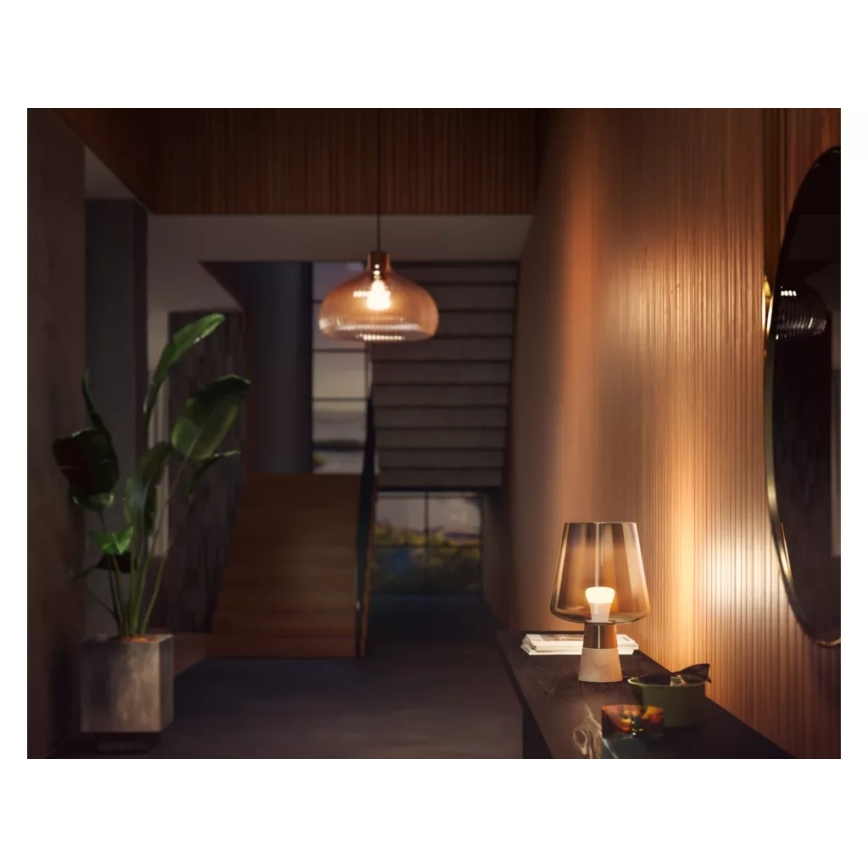 Pack de 4 lâmpadas LED reguláveis Philips Hue WHITE E27/7W/230V 2700K