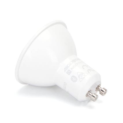 Pack de 6 lâmpadas LED RGBW dimerizáveis MESH GU10/6,5W/230V 2700-6500K Wi-Fi + controlo remoto - Aigostar