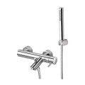Paffoni - Conjunto de banheira com misturador LIGHT, cromado brilhante