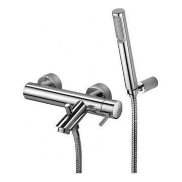 Paffoni - Conjunto para banheira com misturador LIGHT, cromado brilhante