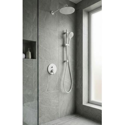 Paffoni - Misturador de duche para instalação encastrada LIGHT branco mate