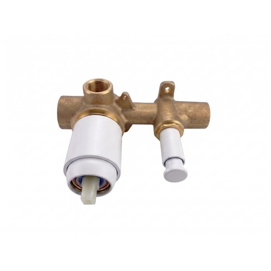 Paffoni - Misturador de duche para instalação encastrada LIGHT branco mate
