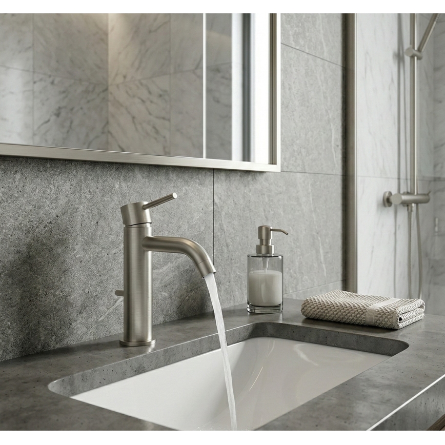 Paffoni - Misturador de lavatório LIGHT em inox