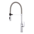 Paffoni - Misturadora de cozinha com bico extraível CANDY 52,5 cm em cromo brilhante