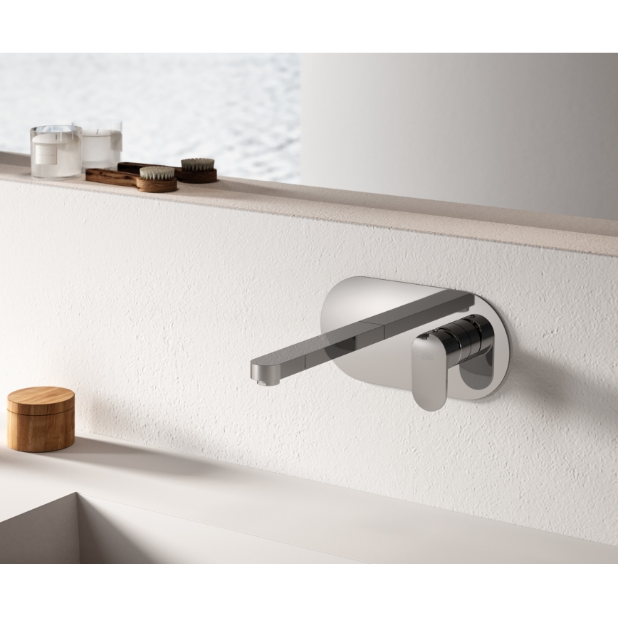 Paffoni - Misturadora de lavatório para instalação encastrada CANDY, cromado brilhante