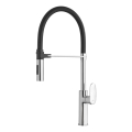 Paffoni - Torneira de cozinha com bica extraível CANDY 52,5 cm preta
