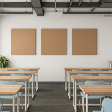 Painel acústico SILENCE 58x58 cm bege