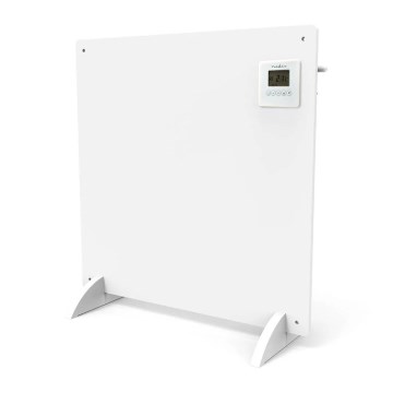 Painel de aquecimento infravermelho com ecrã LCD 425W/230V IP44 branco