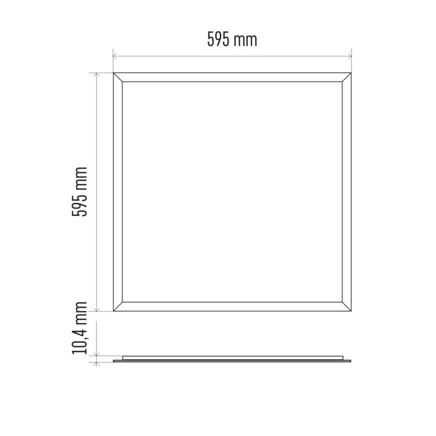 Painel de teto de casa de banho LED PROFI PLUS LED/40W/230V IP44