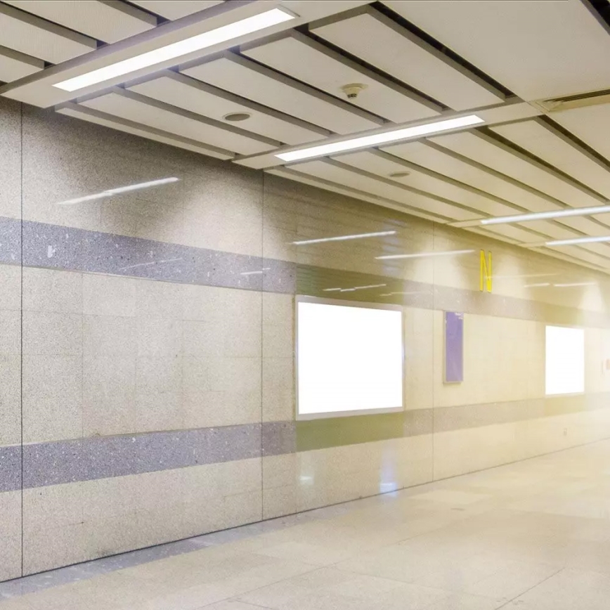 Painel de encastrar LED SAMSUNG CHIP LED/40W/230V prateado