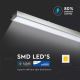 Painel de encastrar LED SAMSUNG CHIP LED/40W/230V prateado