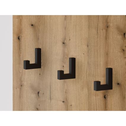 Painel de entrada com espelho SVEN castanho/branco