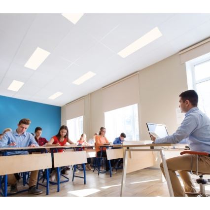 Painel embutido LED com regulação CAPRI LED/25/36/40W/230V 3000/4000/5700K UGR<19 IP44 30x120 cm