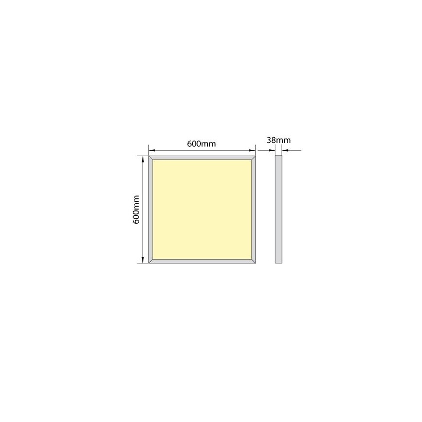 Painel fixo LED XELENT 60 LED/40W/230V 4000K IP40