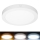 Painel LED 2 em 1 sobrepor/embutir 24W/230V 3000/4000/6000K Ø 30 cm IP54 branco