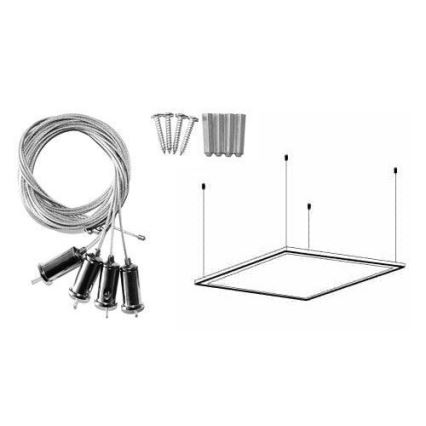 Painel LED 2em1 LED/40W/230V 6000K 60x60 cm