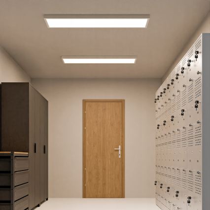 Painel LED de superfície 60W/230V 30x120 cm branco